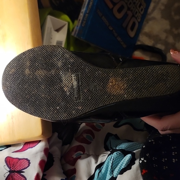 Betsy Johnson Heart Boots, Rubber and Fabric, Size 6, Preloved, Great Condition - Picture 2 of 4